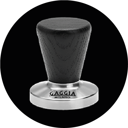 Tamper con mango de madera incluido