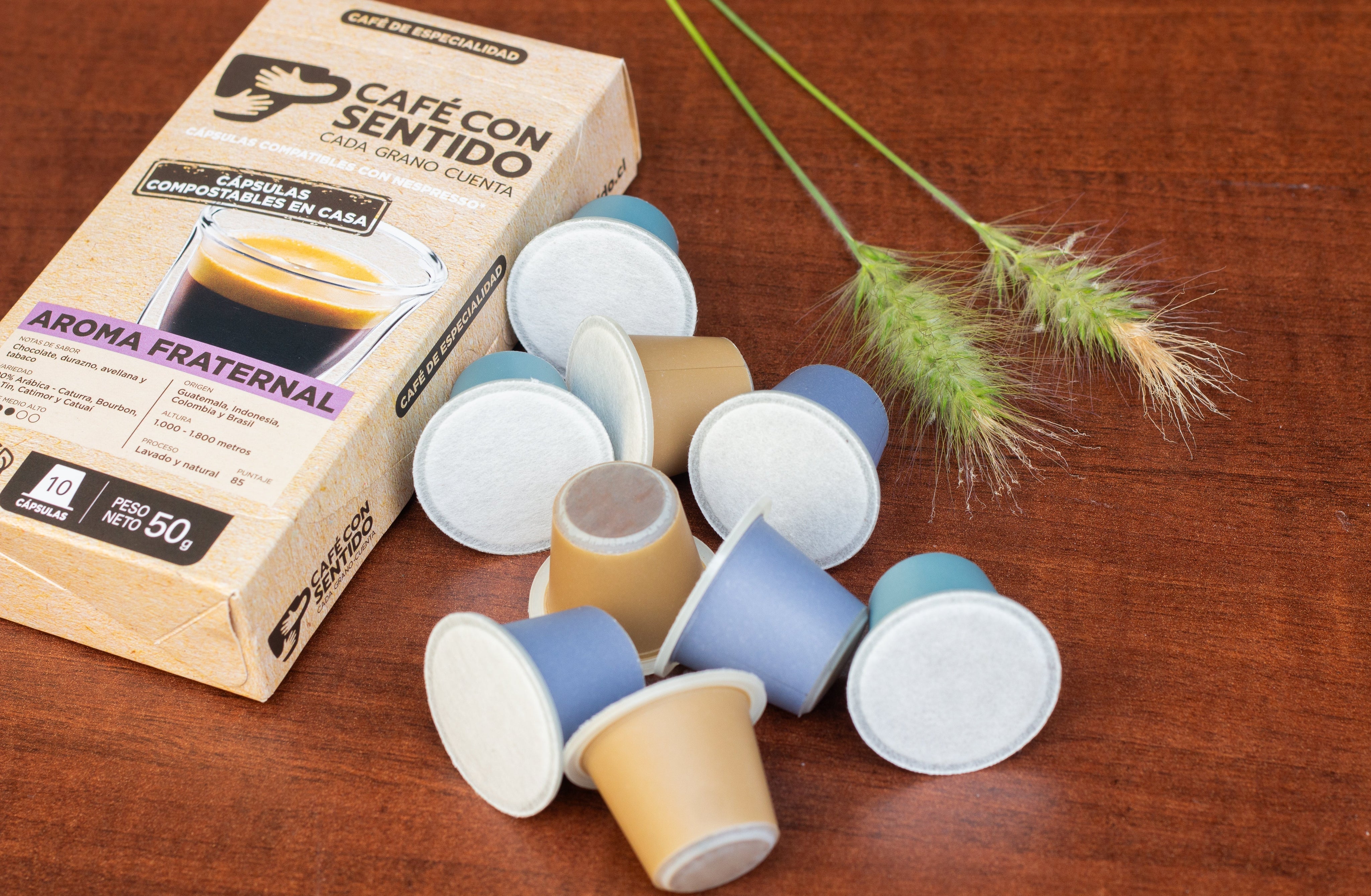 Cápsulas compostables de Café con Sentido compatibles con Nespresso