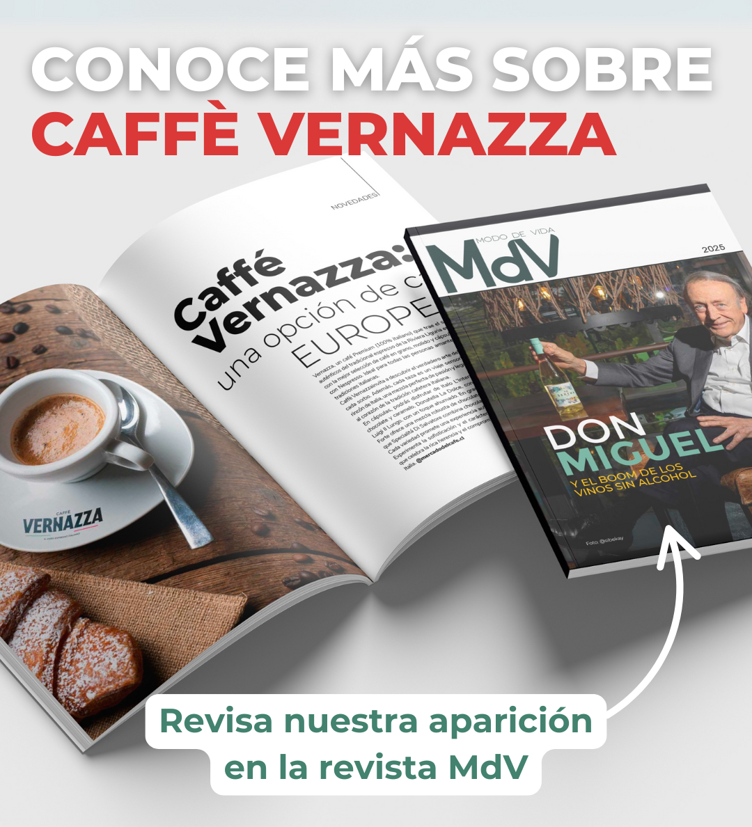 ¡Caffè Vernazza en la revista MDV!