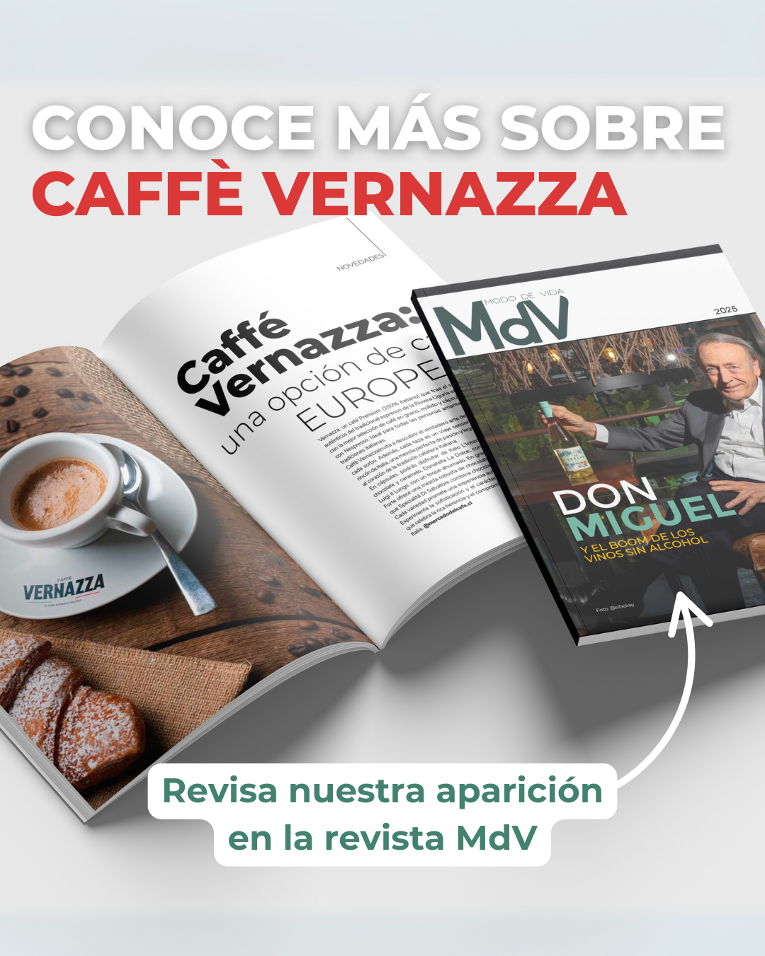 ¡Caffè Vernazza en la revista MDV!