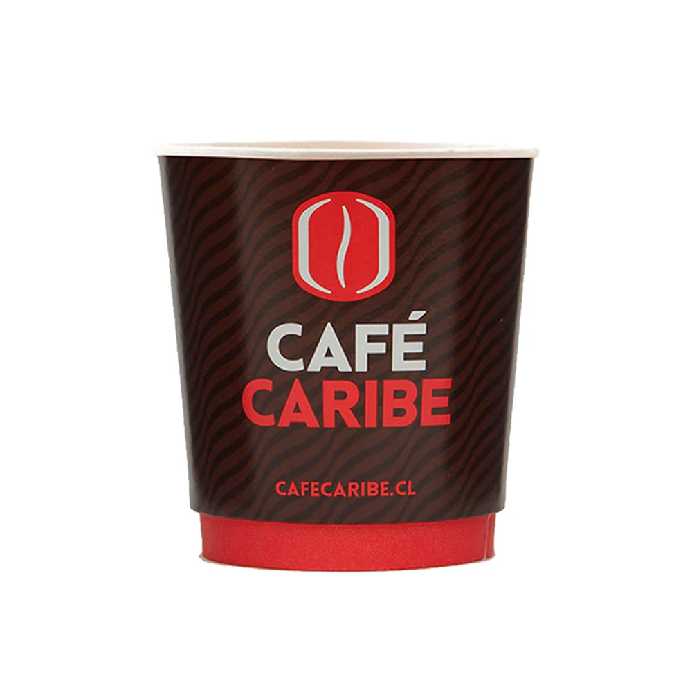 Café Caribe - Vaso desechable grande doble pared 9oz - 25 unidades