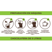 Chocolate Caliente Blanco - FoodNess