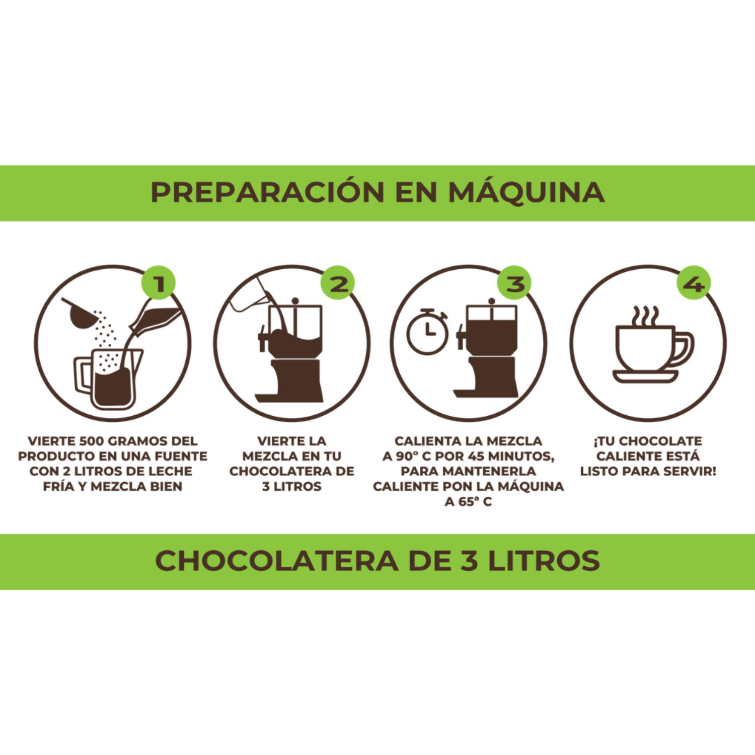 Chocolate Caliente Blanco - FoodNess
