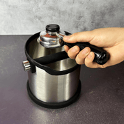 Knock Box de Mesón de Acero Inoxidable - il Barista