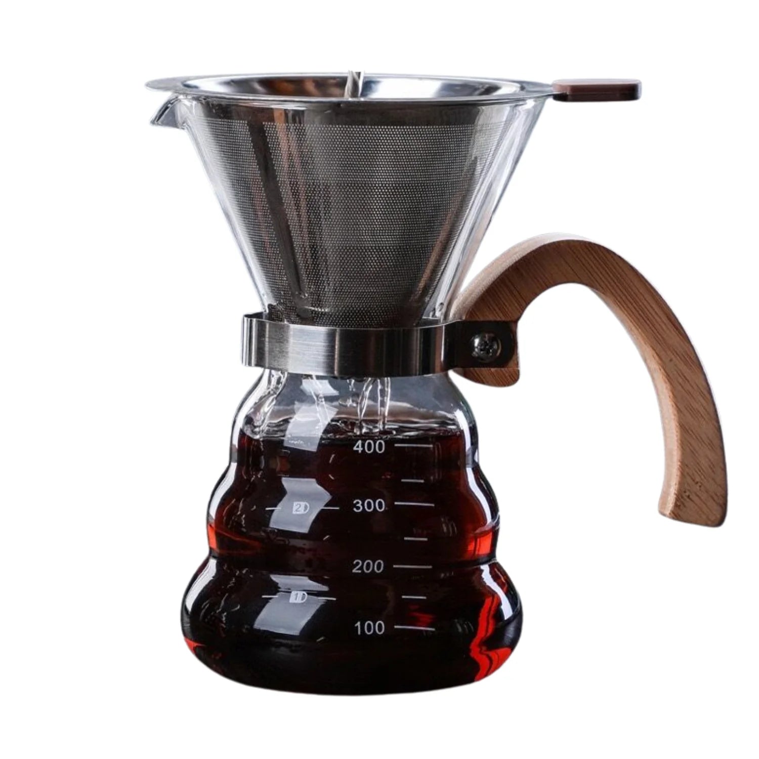 il Barista - Chemex Negra con Filtro de Acero Inoxidable 600 ml