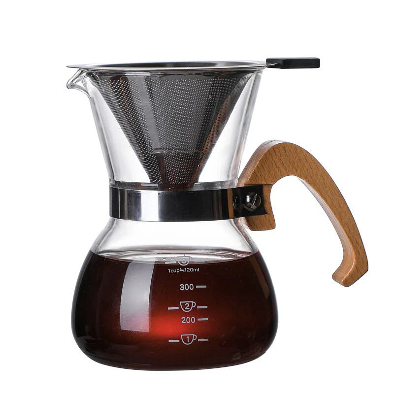 il Barista - Cafetera con Filtro de Acero Inoxidable 300 ml