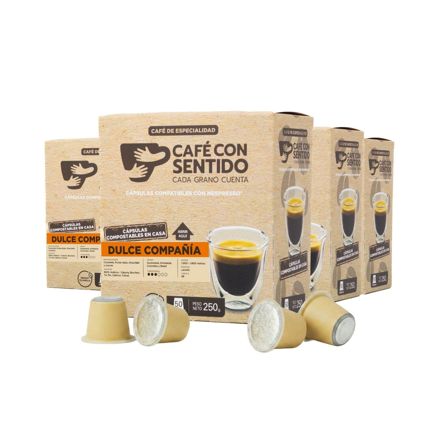 Cápsulas Dulce Compañía - Café con Sentido | Nespresso Compatible