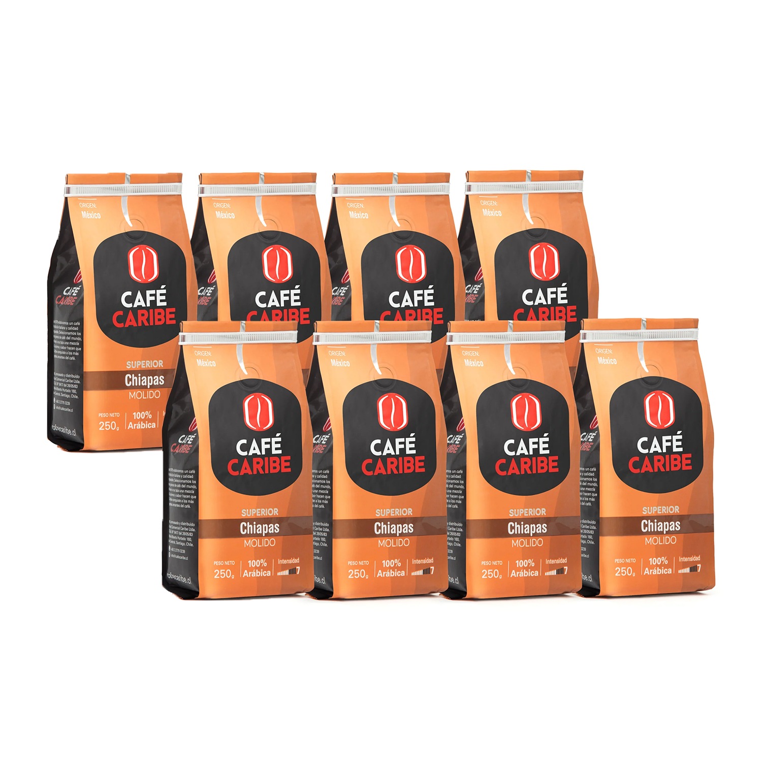 Café Caribe Chiapas Superior Origen México Molido 2 Kilos
