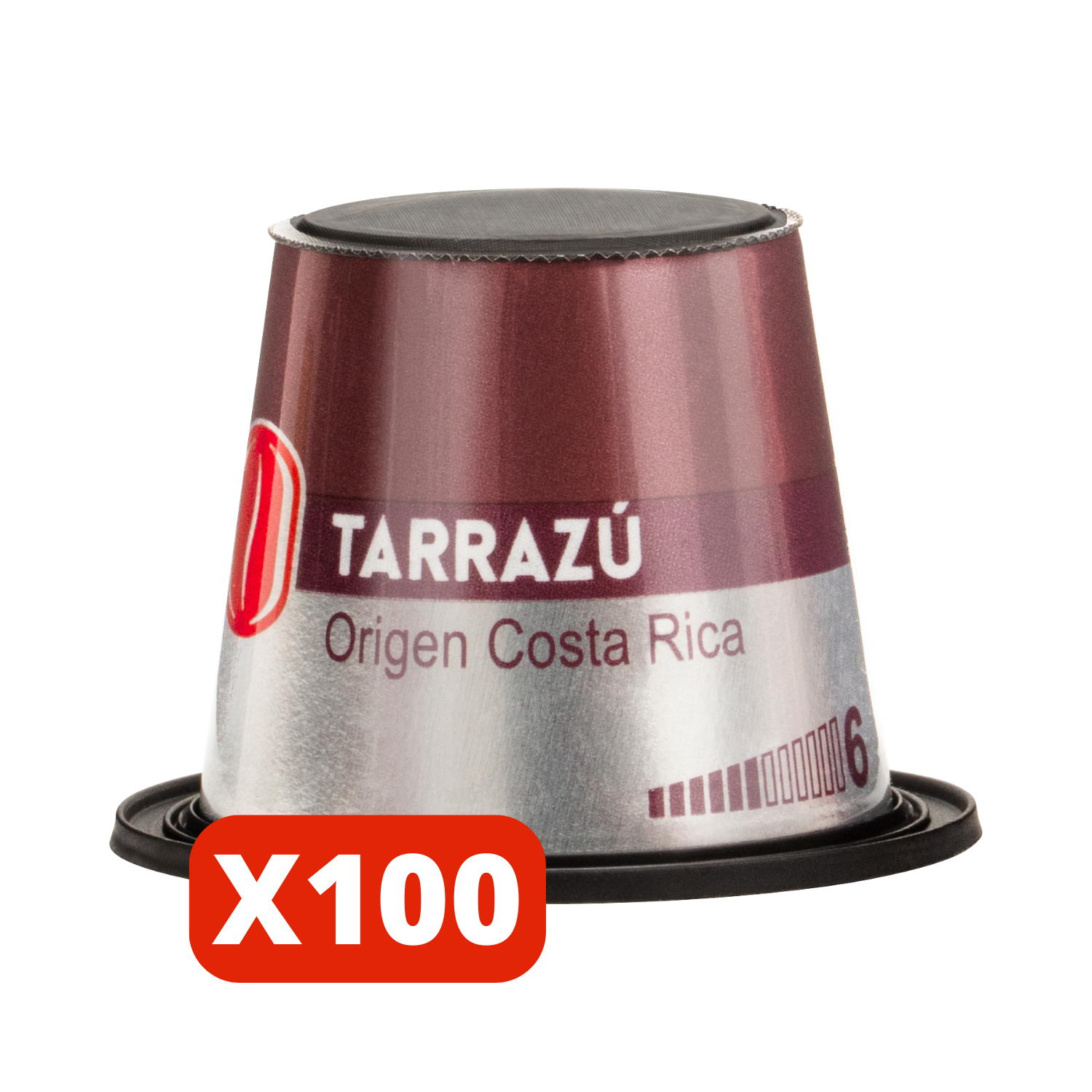 Café Tarrazú Origen Costa Rica 100 cápsulas compatibles con Nespresso
