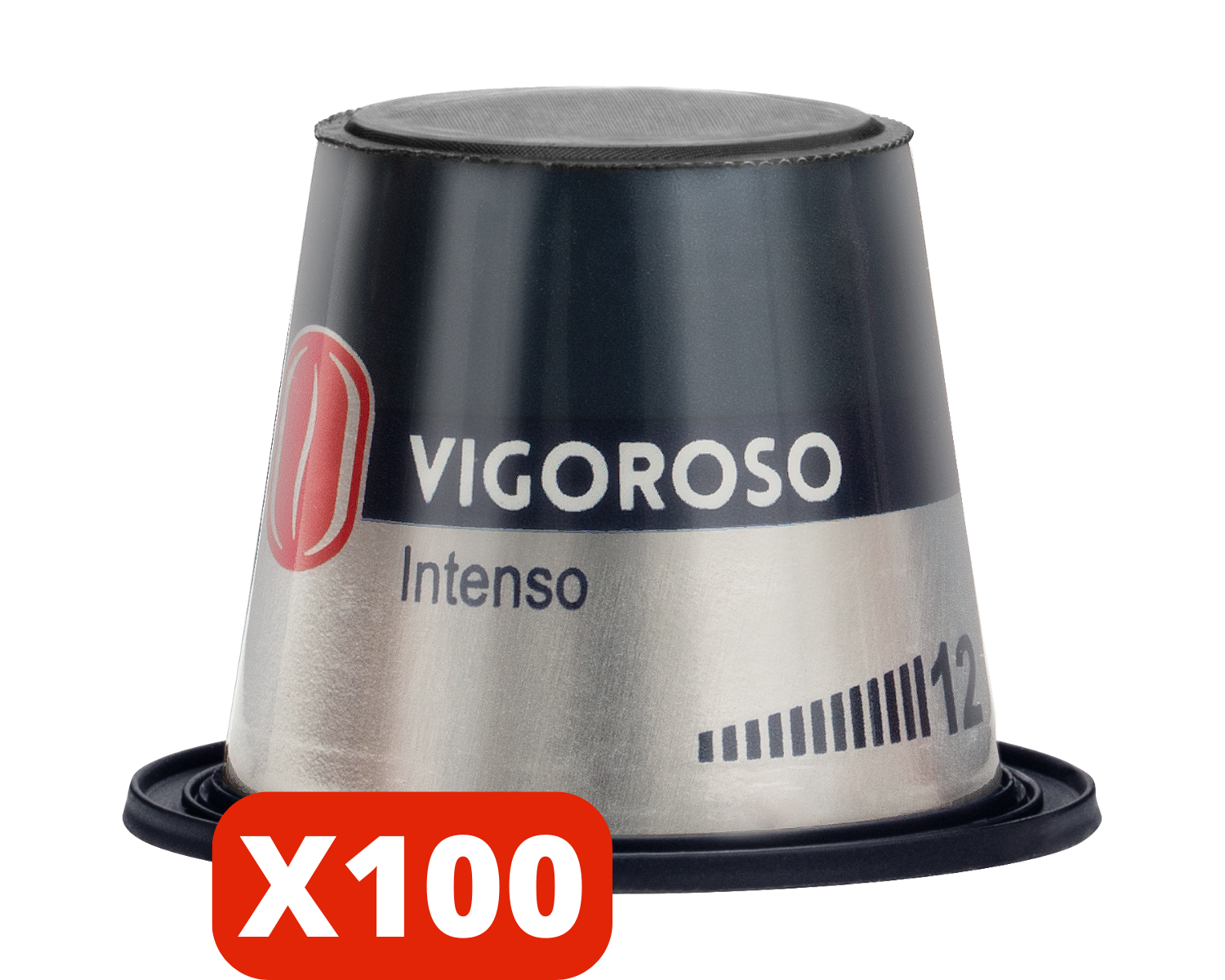 Café Vigoroso Intenso 100 cápsulas compatibles con Nespresso

