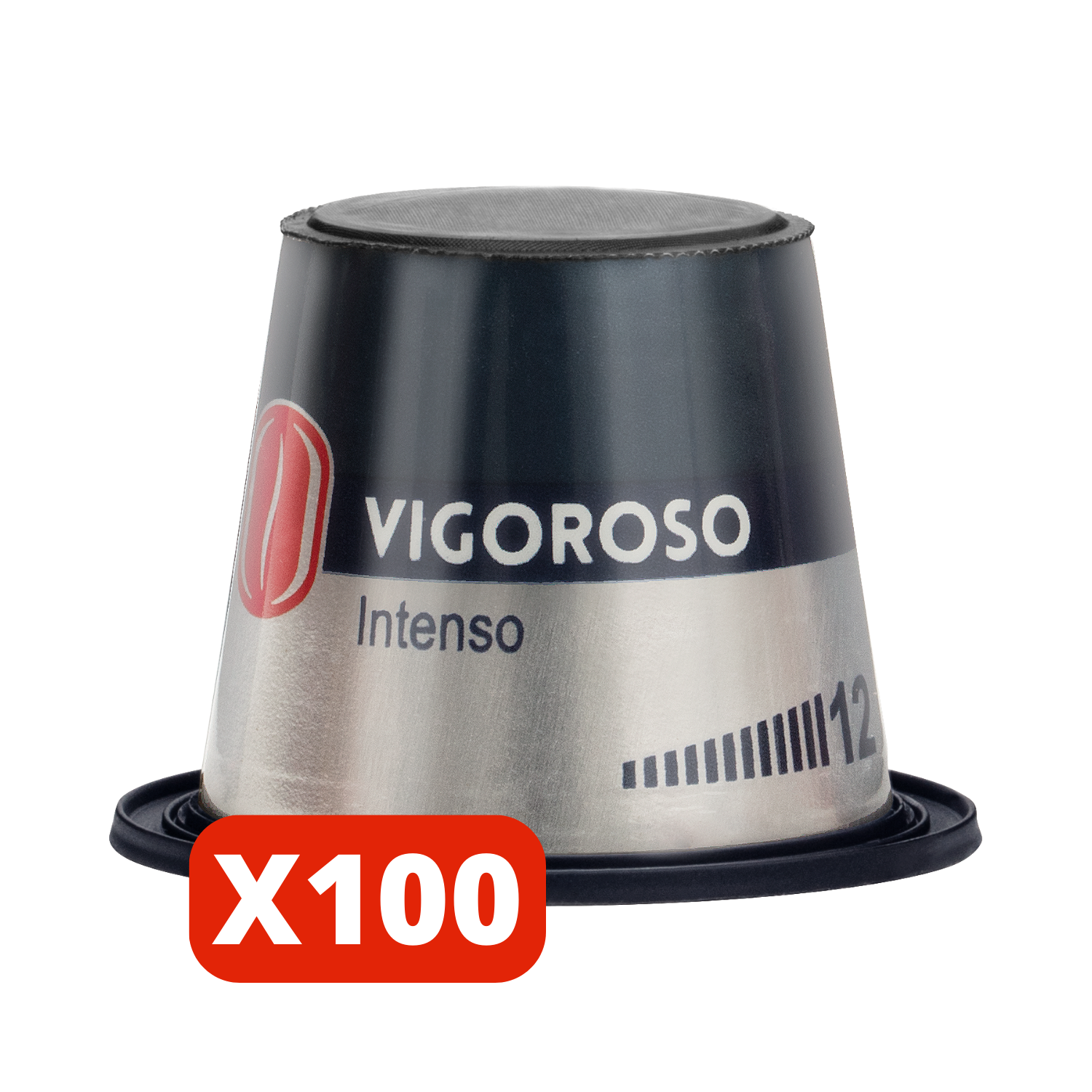 Café Vigoroso Intenso 100 cápsulas compatibles con Nespresso
