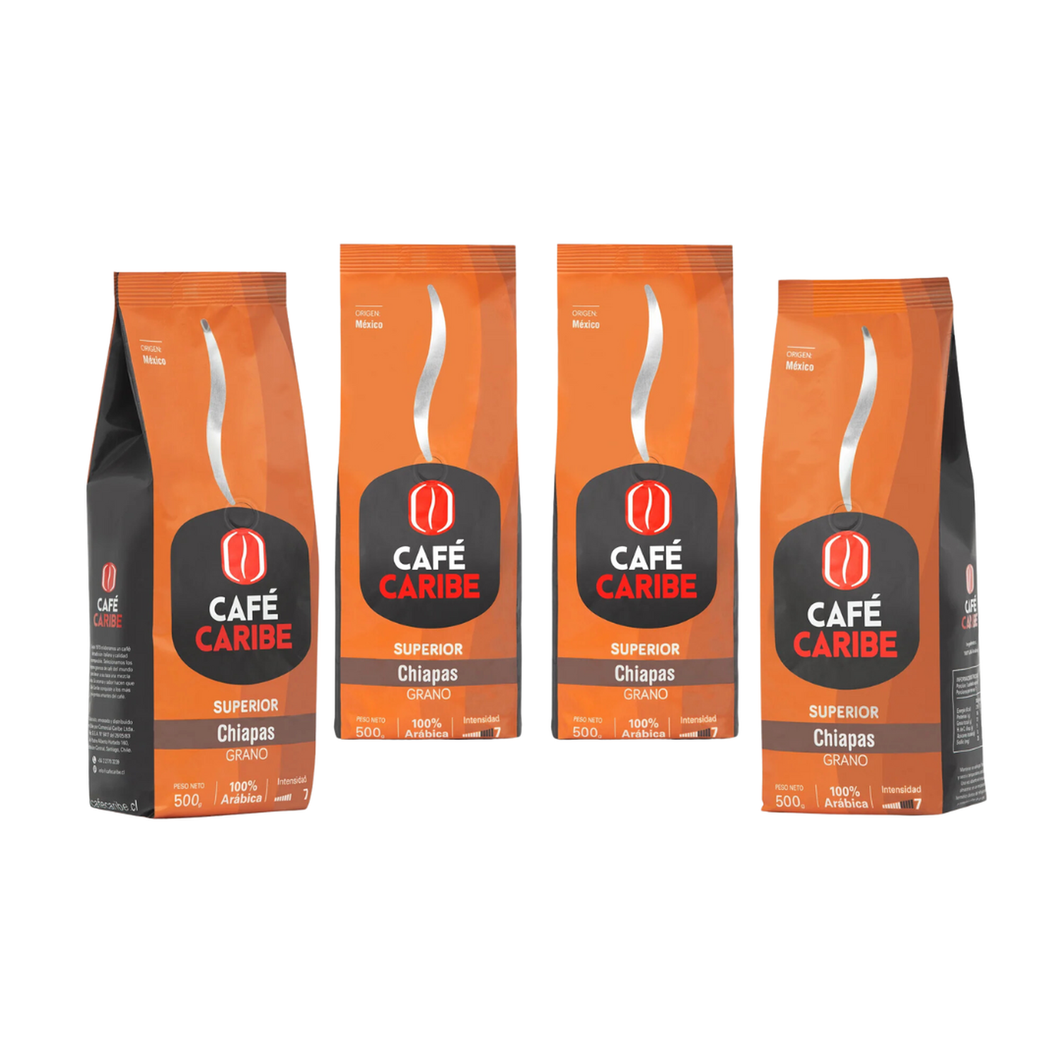 Café Caribe Chiapas Superior Origen México en Grano 2 Kilos
