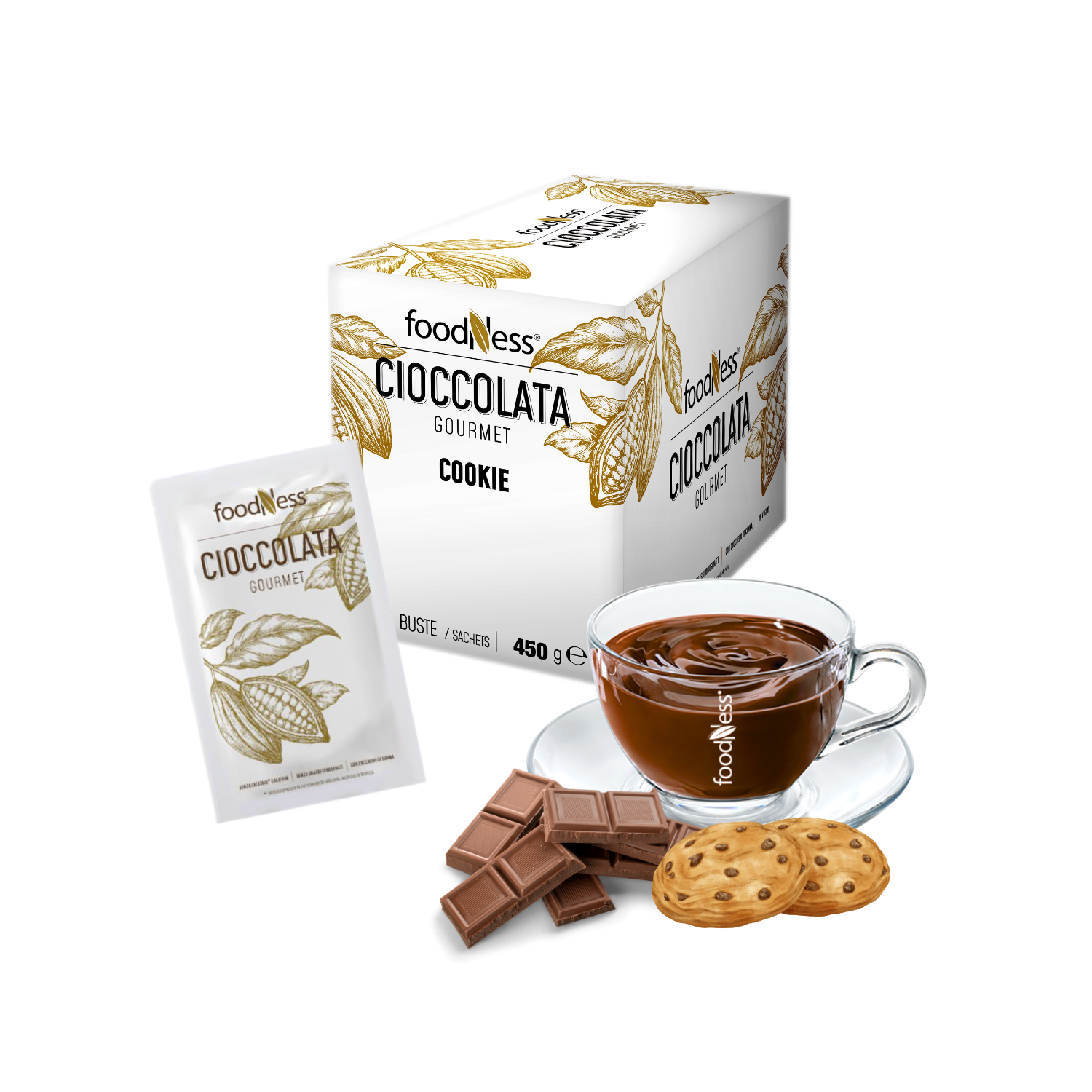 Mix Chocolate Caliente Sabores - FoodNess