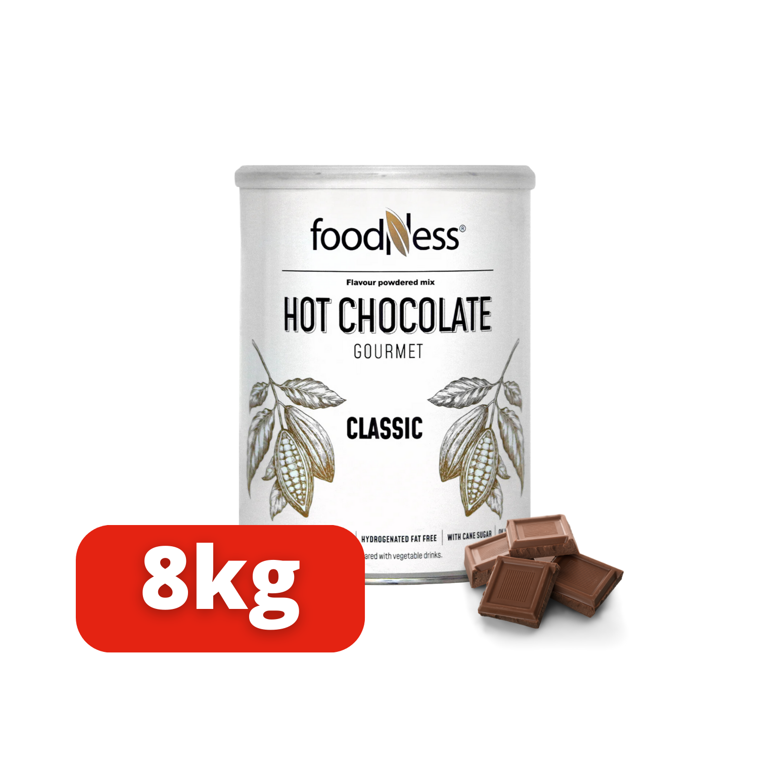 Chocolate Caliente Italiano Clásico 8 Kilos
