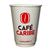 Vaso desechable extra grande doble pared 14oz (25 unidades) - Café Caribe