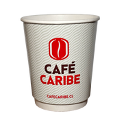 Vaso desechable grande doble pared 9oz (25 unidades) - Café Caribe