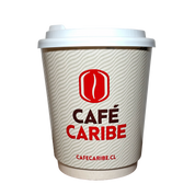 Vaso desechable grande doble pared 9oz (25 unidades) - Café Caribe