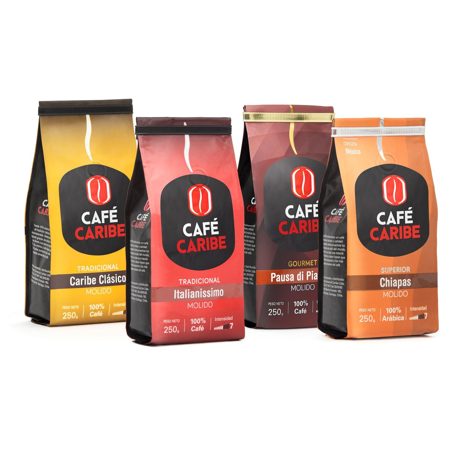 Café Caribe Mix Cafeína  Molido 1 Kilo
