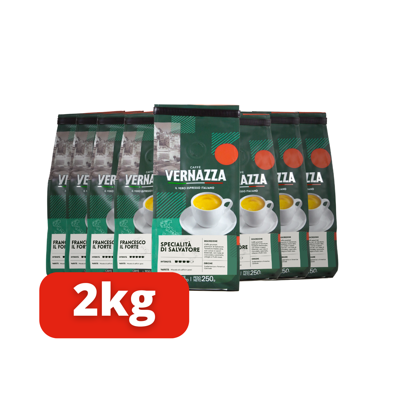 Café Mix Molido de Caffè Vernazza  2 Kilos
