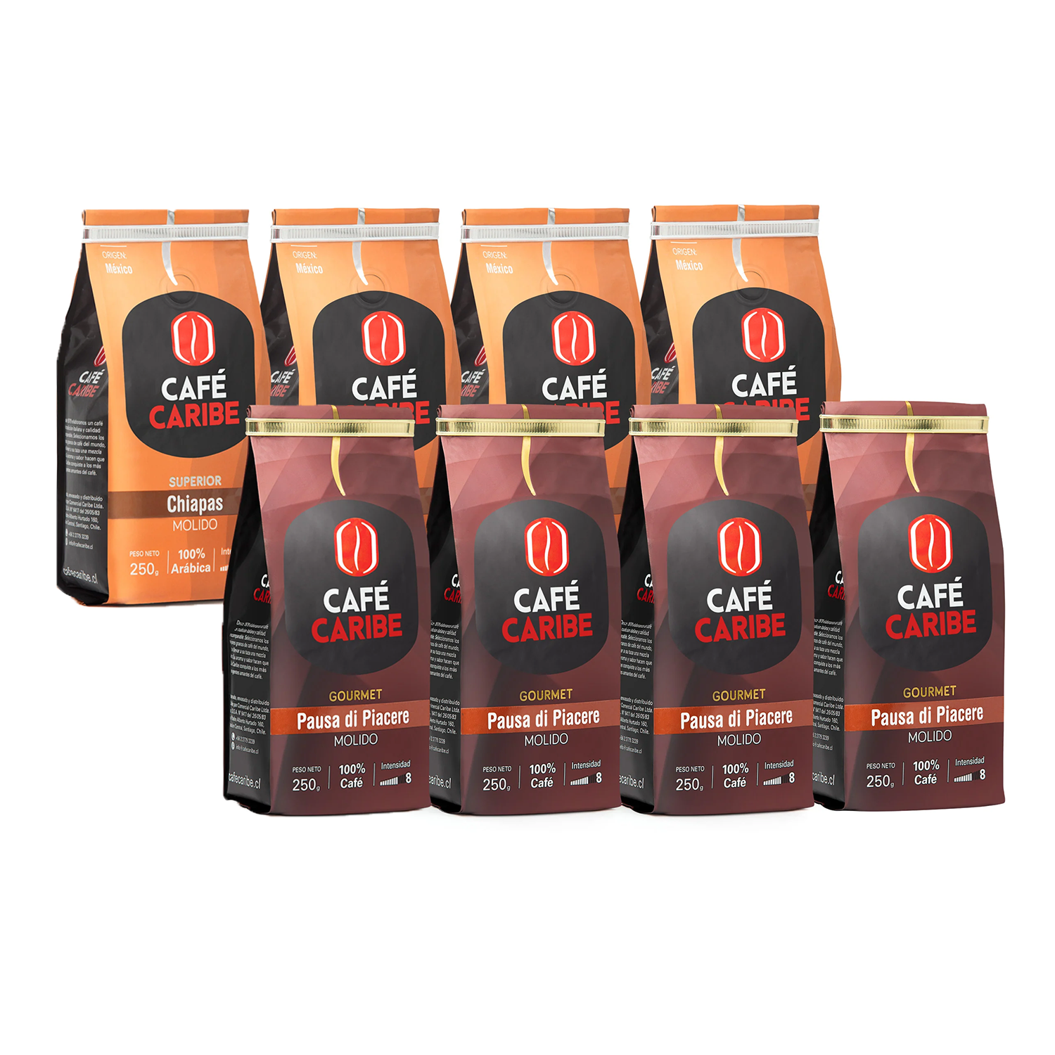 Café Caribe Mix Gran Gourmet Molido 2 Kilos
