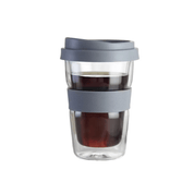 Mug de Vidrio Doble Pared 350 ml - il Barista