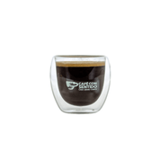 Taza de Vidrio Doble Pared 150 ml - Café con Sentido