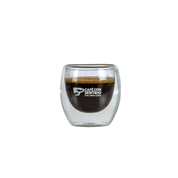 Taza de Vidrio Doble Pared 80ml - Café con Sentido